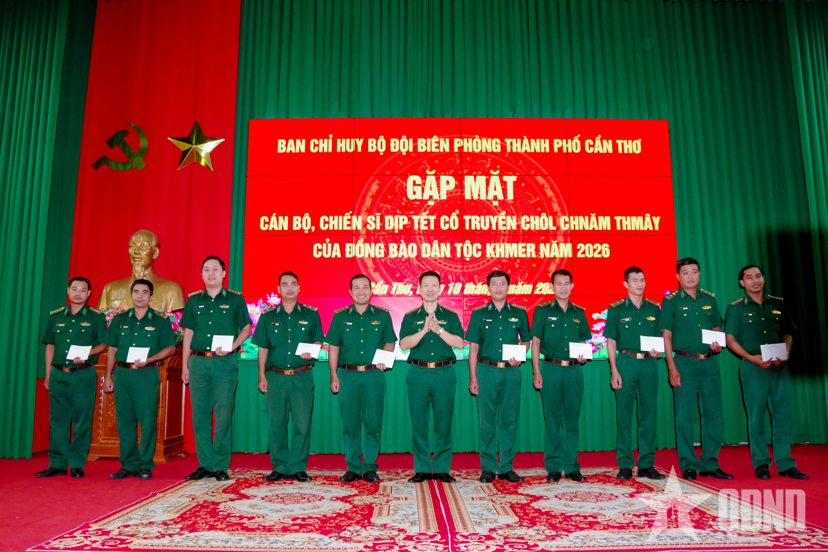 Bộ đội Biên phòng TP Cần Thơ gặp mặt cán bộ, chiến sĩ nhân dịp Tết cổ truyền Chol Chnam Thmay